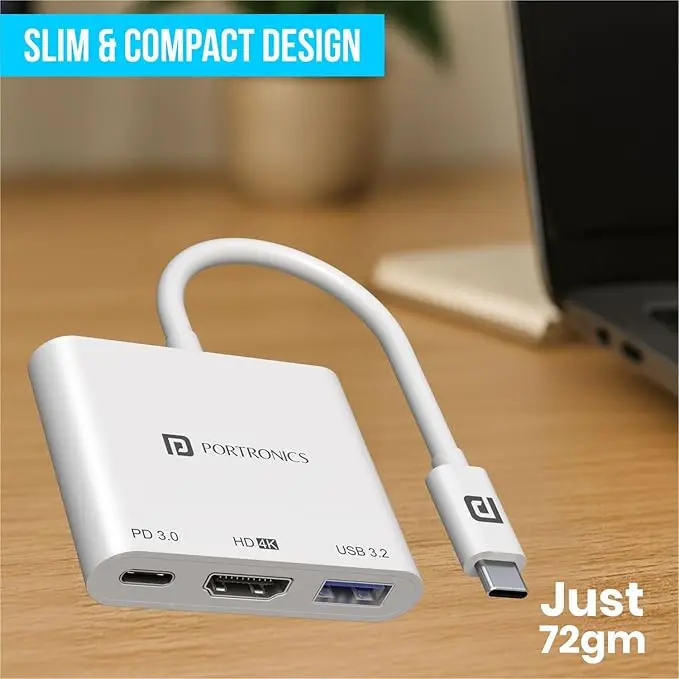 Portronics C-Konnect USB-C Multiport Adapter-4.webp
