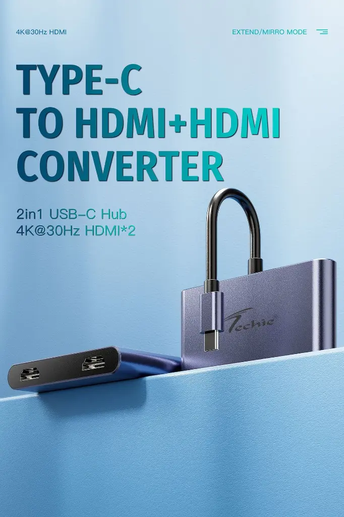 Techie Type-C to Dual HDMI-5.webp