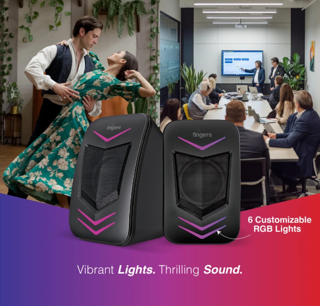 Speaker Fingers RGB Fun Beats USB