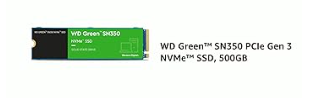 SSD Western Digital 500GB NVMe Green