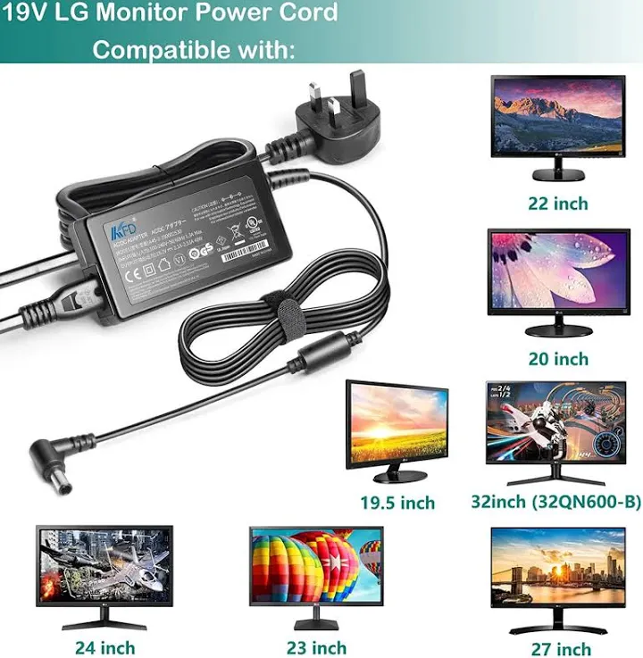 Adaptor Comp LG 19V 2.3A/2.1A