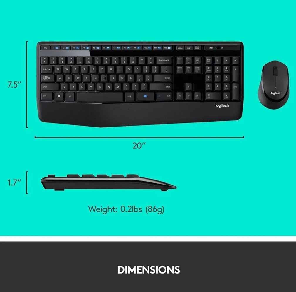 Keyboard Logitech MK345 Wireless Kit