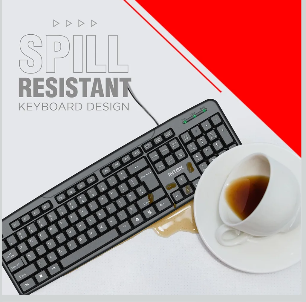 Keyboard Intex Corona Wired USB Black