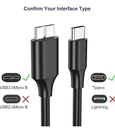 Cord Type C to Micro B