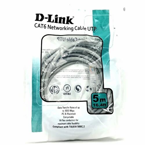 Cord Lan Patch Cord Dlink Cat 6 5Mt