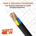 Cable Mobile Phonokart Super Vooc 3in1 Cable Lightning/Type C/Micro USB 6A