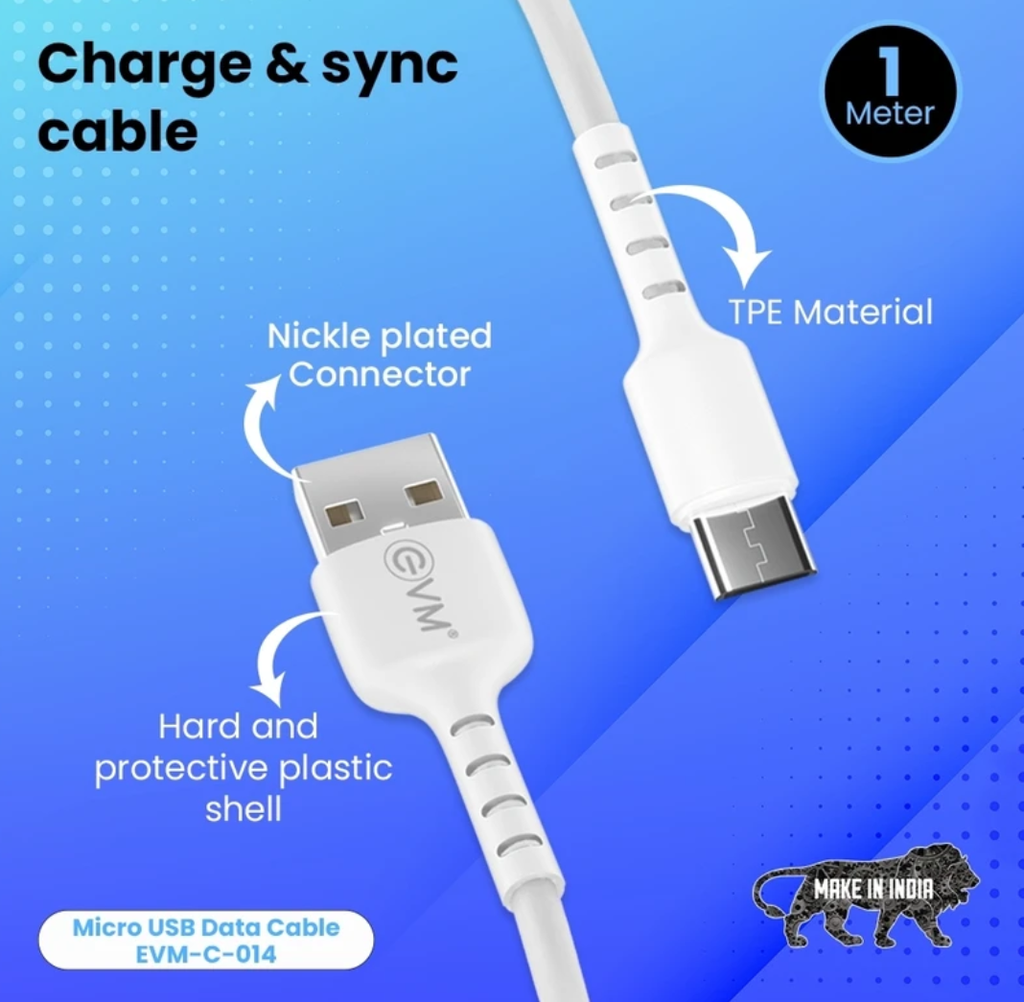 Cord Mobile USB to Micro USB EVM 1Mt
