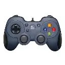 Gamepad Logitech G F310 Wired, Controller Console Like Layout, 4 Switch D-Pad, 1.8-Meter Cord, PC/Steam/Windows/AndroidTV - Grey/Blue