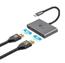 Convertor Techie Type C to Dual HDMI 4K
