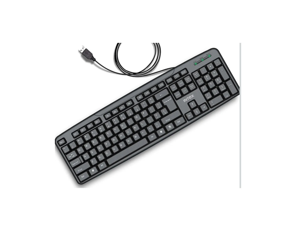 Keyboard Intex Corona Wired USB Black