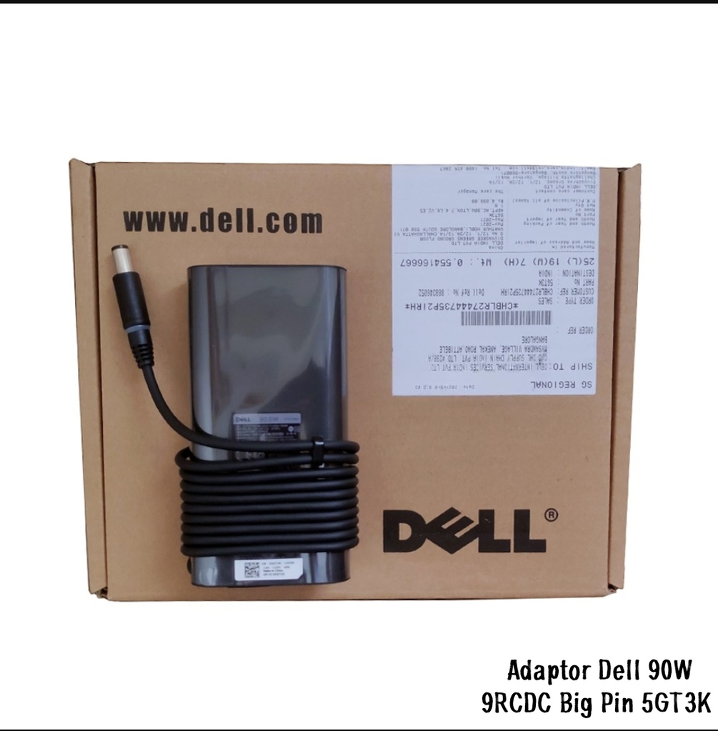 Adaptor Dell 90W 9RCDC Big Pin