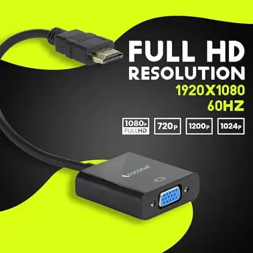 Convertor  HDMI to VGA Coconut Without Audio