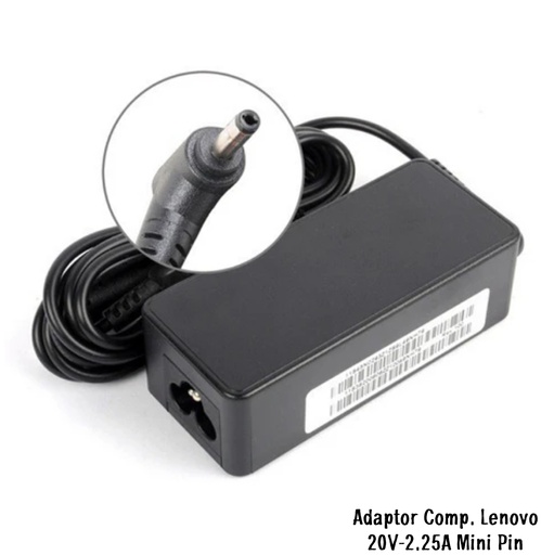 Adaptor Comp. Lenovo 20V-2.25A Mini Pin