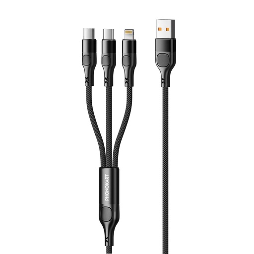 Cable Mobile Phonokart Super Vooc 3in1 Cable